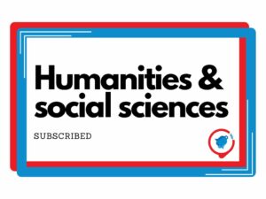 Humanities & Social Sciences