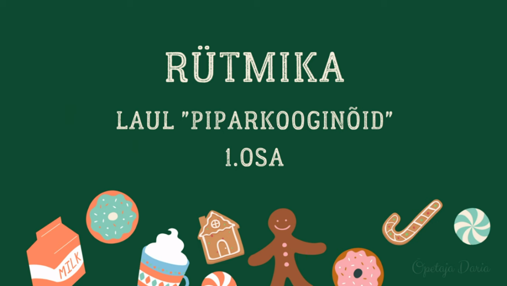 Rütmika: laul ja tants "Piparkooginõid" 1.osa - Daria Moiseeva