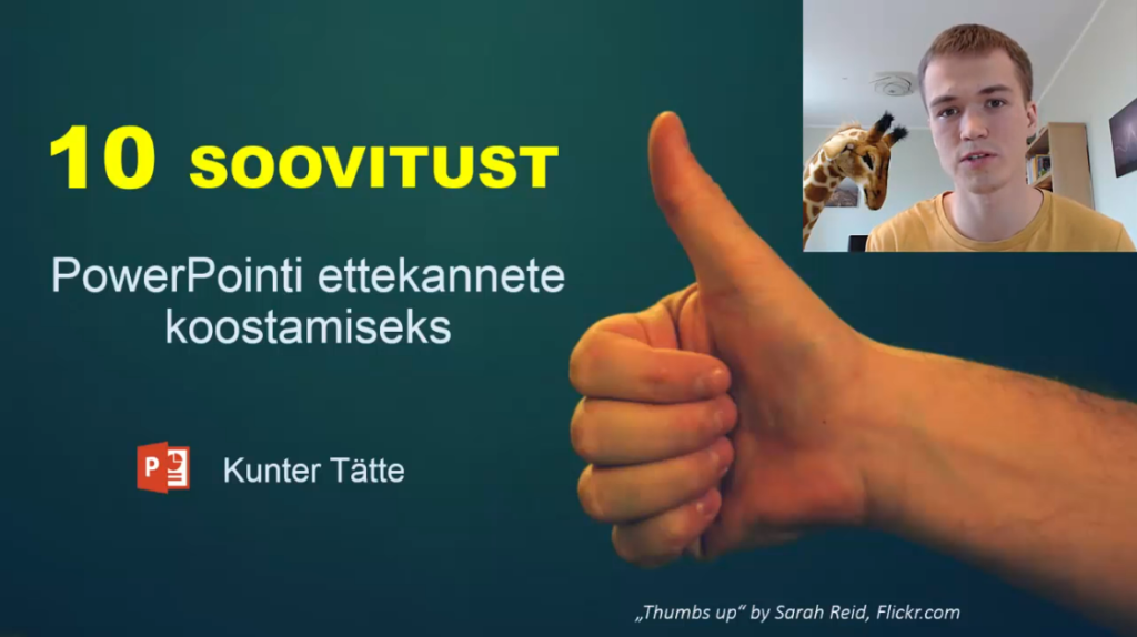 10 soovitust PowerPointi slaidide koostamiseks - Kunter Tätte